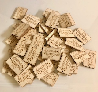 Mary Jane & Friends - The Birdhouse Ladies - BLOCK 1 -  MY NORDIC HOME - WOODEN BUTTON